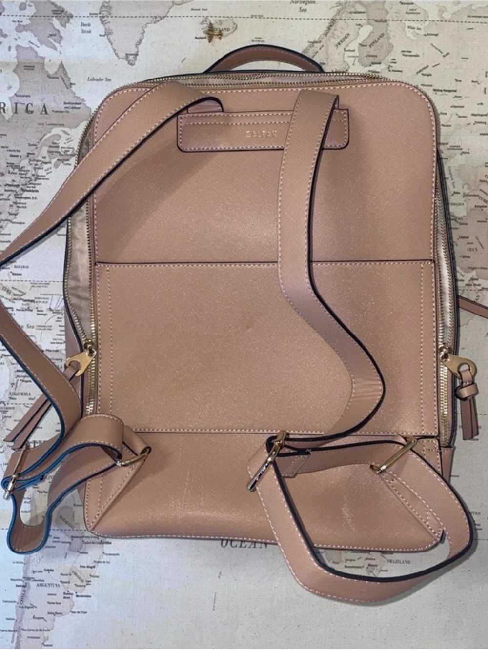 Calpak laptop Backpack in Caramel - Picture 6 of 12